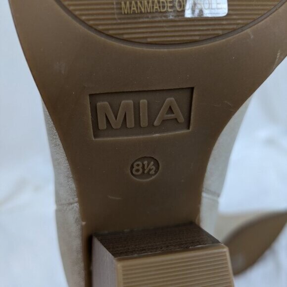 Mia Prairie Gold Ankle Boots Size 8.5 Women - Picture 5 of 9